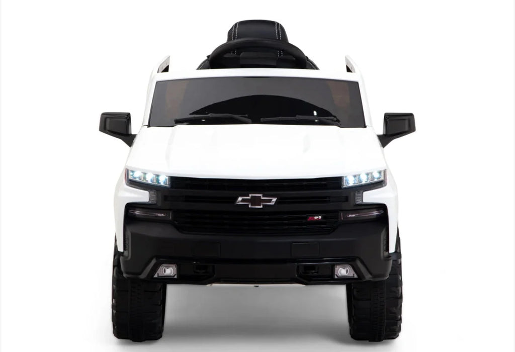 2026 12V Official Chevrolet Silverado Truck Kids Ride On One Seater Electric Car With RC