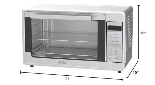 Extra-Large 10-in-1 Air Fryer Oven, Fits 2 Large Pizzas, Stainless Steel