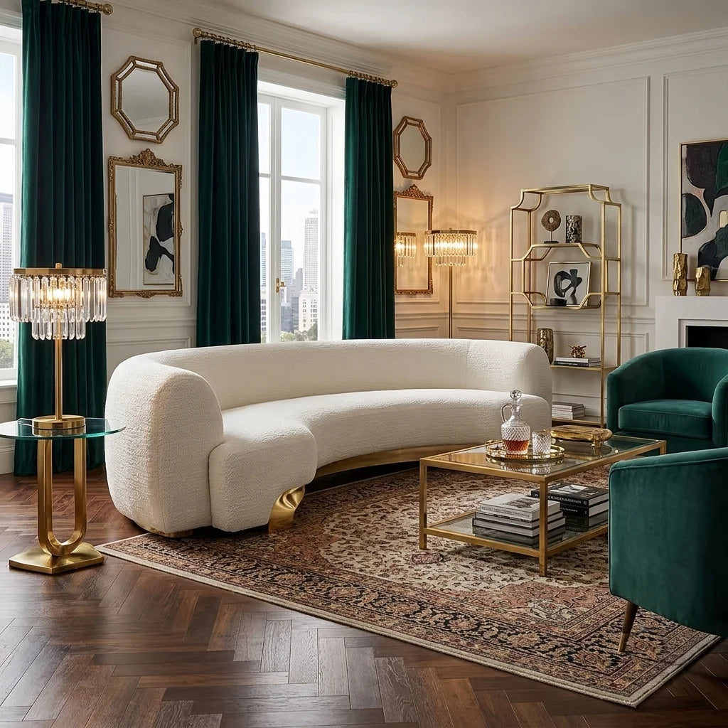 Balsamo Hollywood Style Sofá Living Room