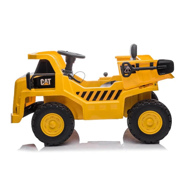 2026 CAT Dump Truck 12V Kids Ride On with Remote Control, Working Shovel & Realistic Construction Sounds With RC