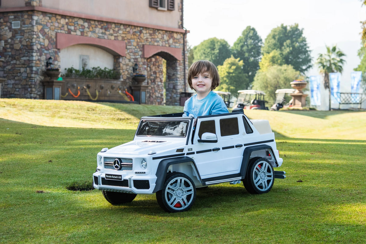 2026 Licensed 12V Mercedes Maybach G650s 4WD Kids Ride On 1 Seater Car with RC