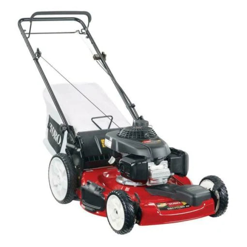 22-Inch Self-Propelled Gas Lawn Mower with High Wheels and Variable Speed