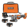 18V Brushless Cordless 4-1/2-Inch Paddle Switch Angle Grinder Kit with Two 4.0Ah Batteries, Charger and Bag