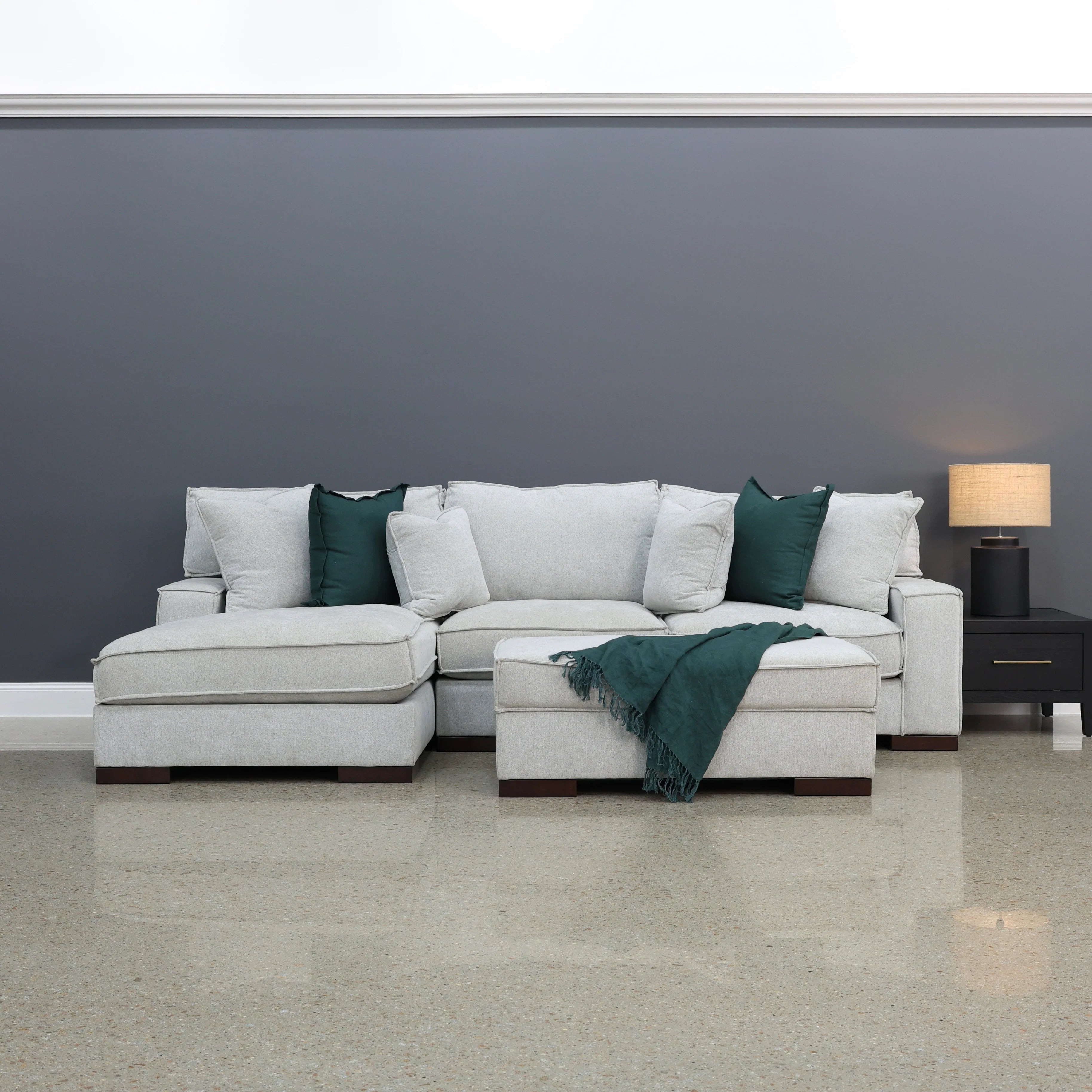Gembrook LHF Sofa Chaise Light Grey