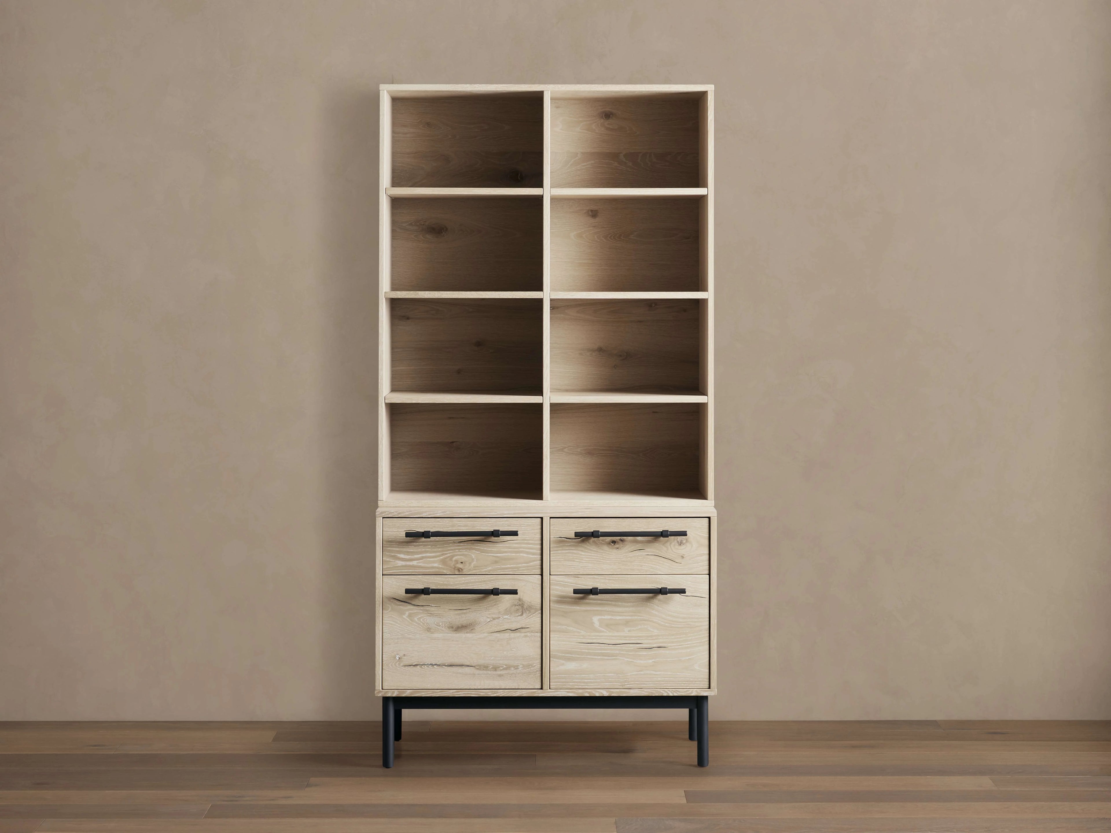 Bookcase with File Base