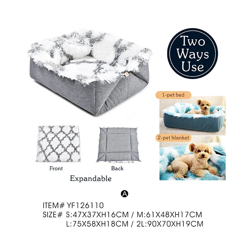 Long Plush Pet Bed Good Dog Bed And Mats