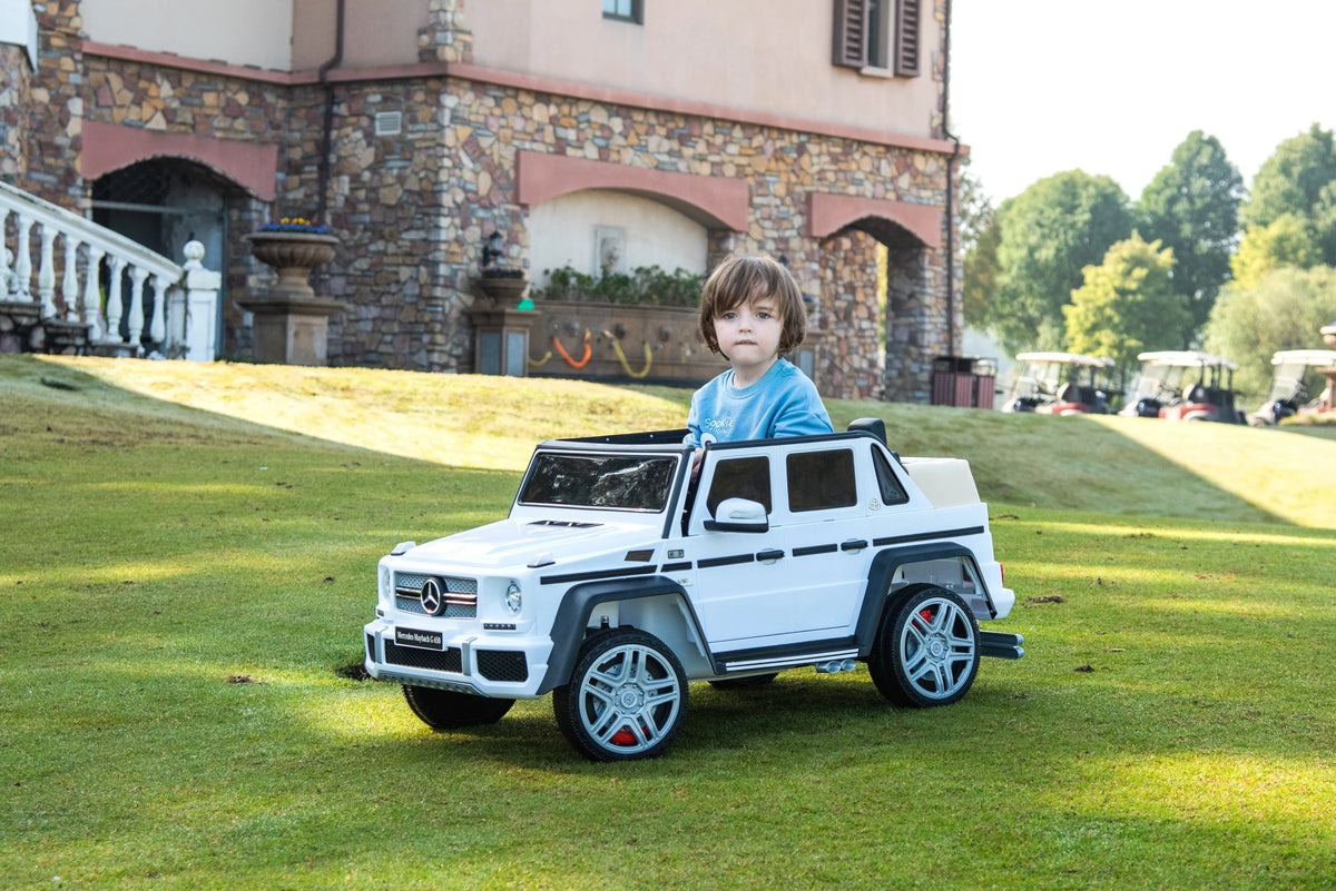 2026 Licensed 12V Mercedes Maybach G650s 4WD Kids Ride On 1 Seater Car with RC