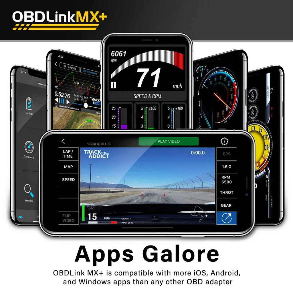 Bluetooth OBD2 Scanner for iPhone, Android and Windows