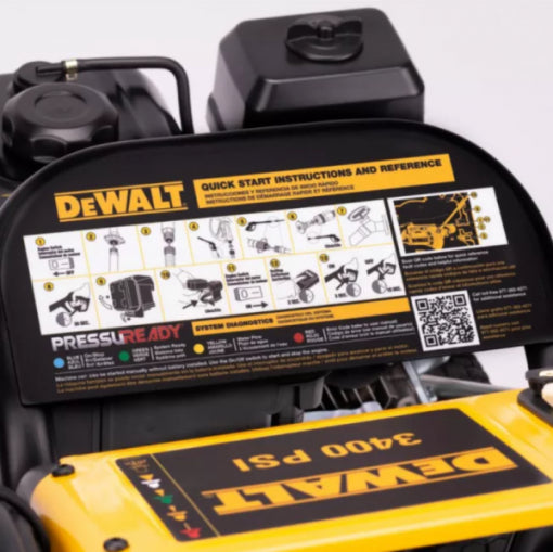 3400 PSI 2.5 GPM Cold Water Gas Pressure Washer