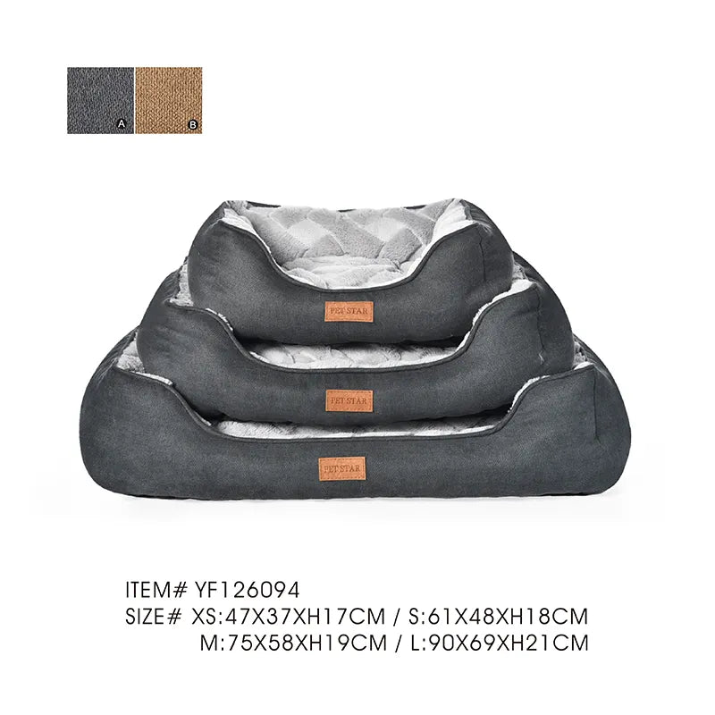 Modern Pet Bed Fuzzy Dog Sleep Beds