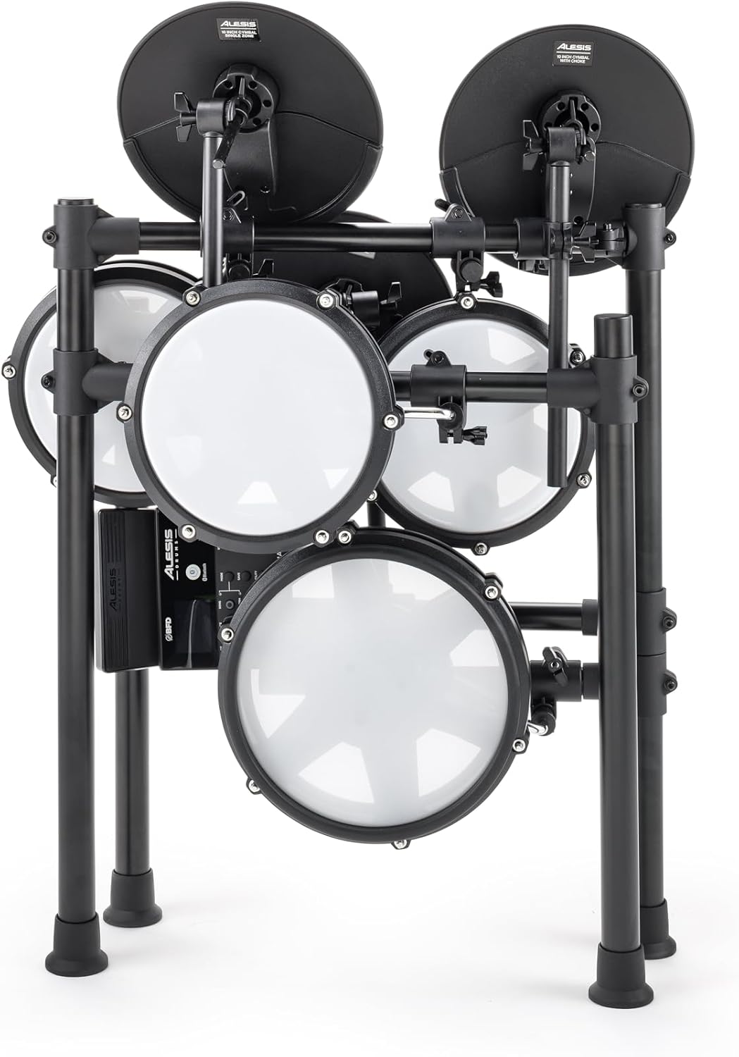 Electronic Drum Set with Mesh Pads and Bluetooth