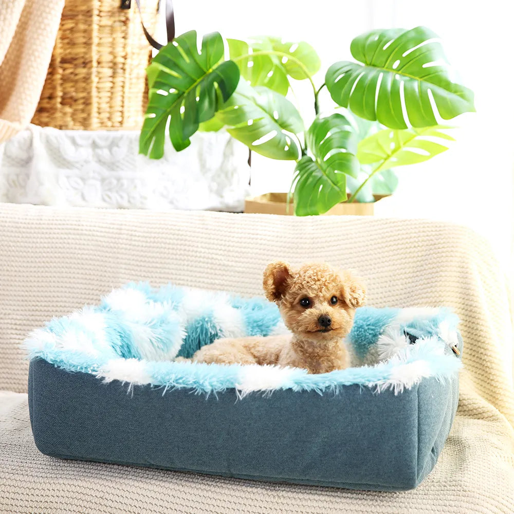 Long Plush Pet Bed Good Dog Bed And Mats