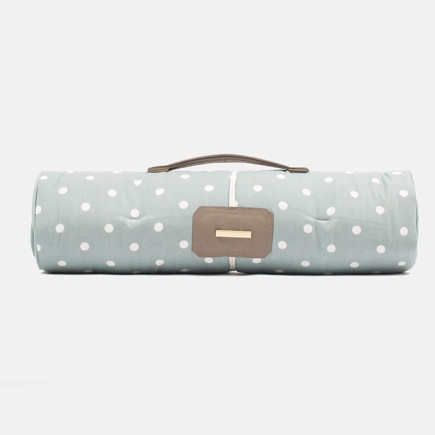 Travel Mat in Duck Egg Spot