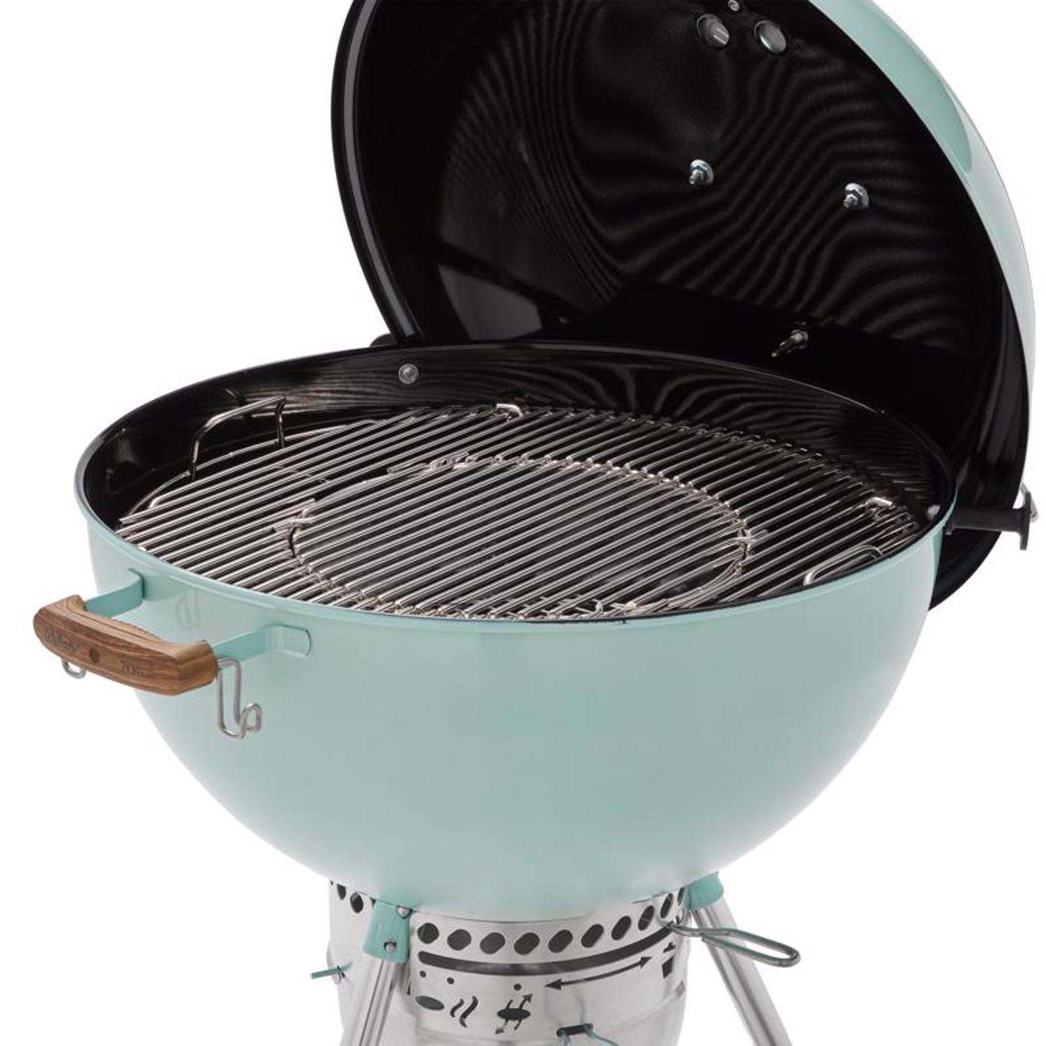22-Inch Charcoal Grill, Blue