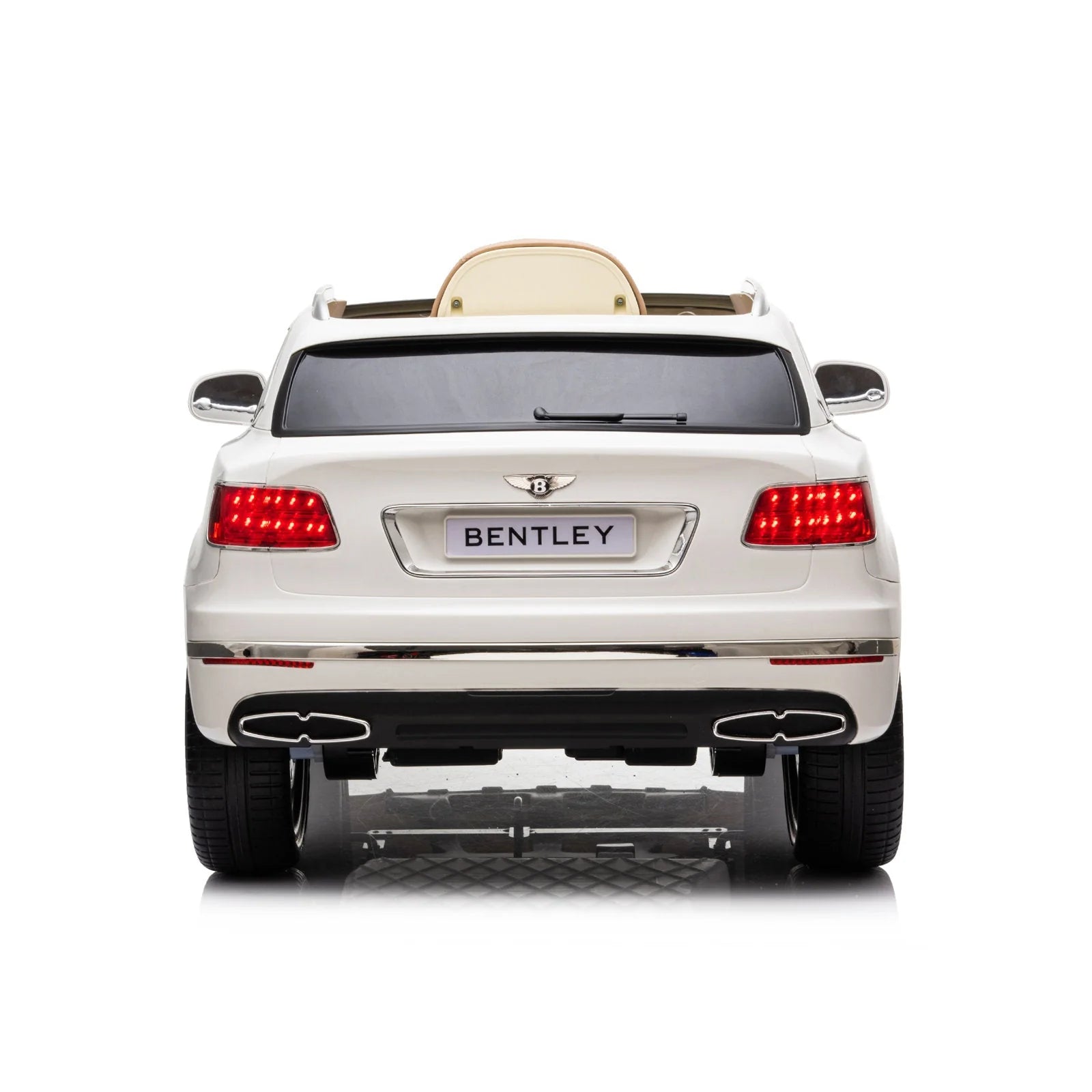 12V Licensed Bentley Bentayga Kids Ride On 1 Seater Car Rubber Tires Leather Seat With RC