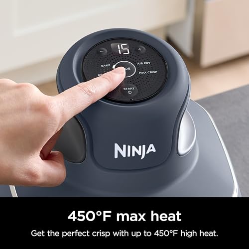 4-in-1 Portable Glass Air Fryer Cooking System with 4QT & 6-Cup Glass Containers and Storage Lids, Cyberspace