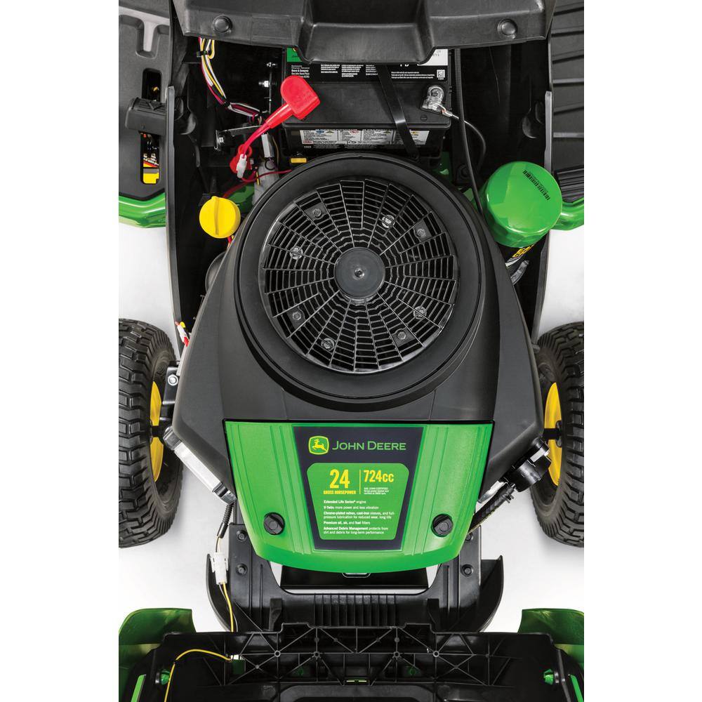 48-Inch 24 HP V-Twin Gas Hydrostatic Riding Lawn Tractor