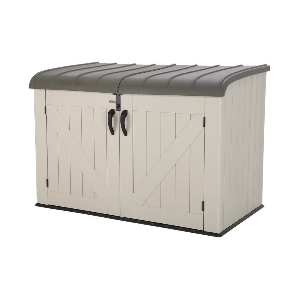 75-Cubic-Foot Horizontal Outdoor Storage Shed