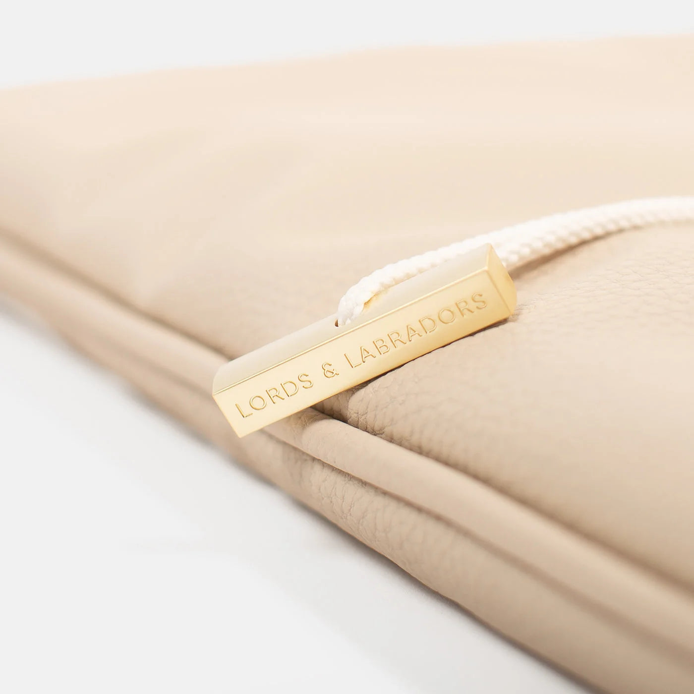 Travel Mat in Sand Rhino Faux Leather