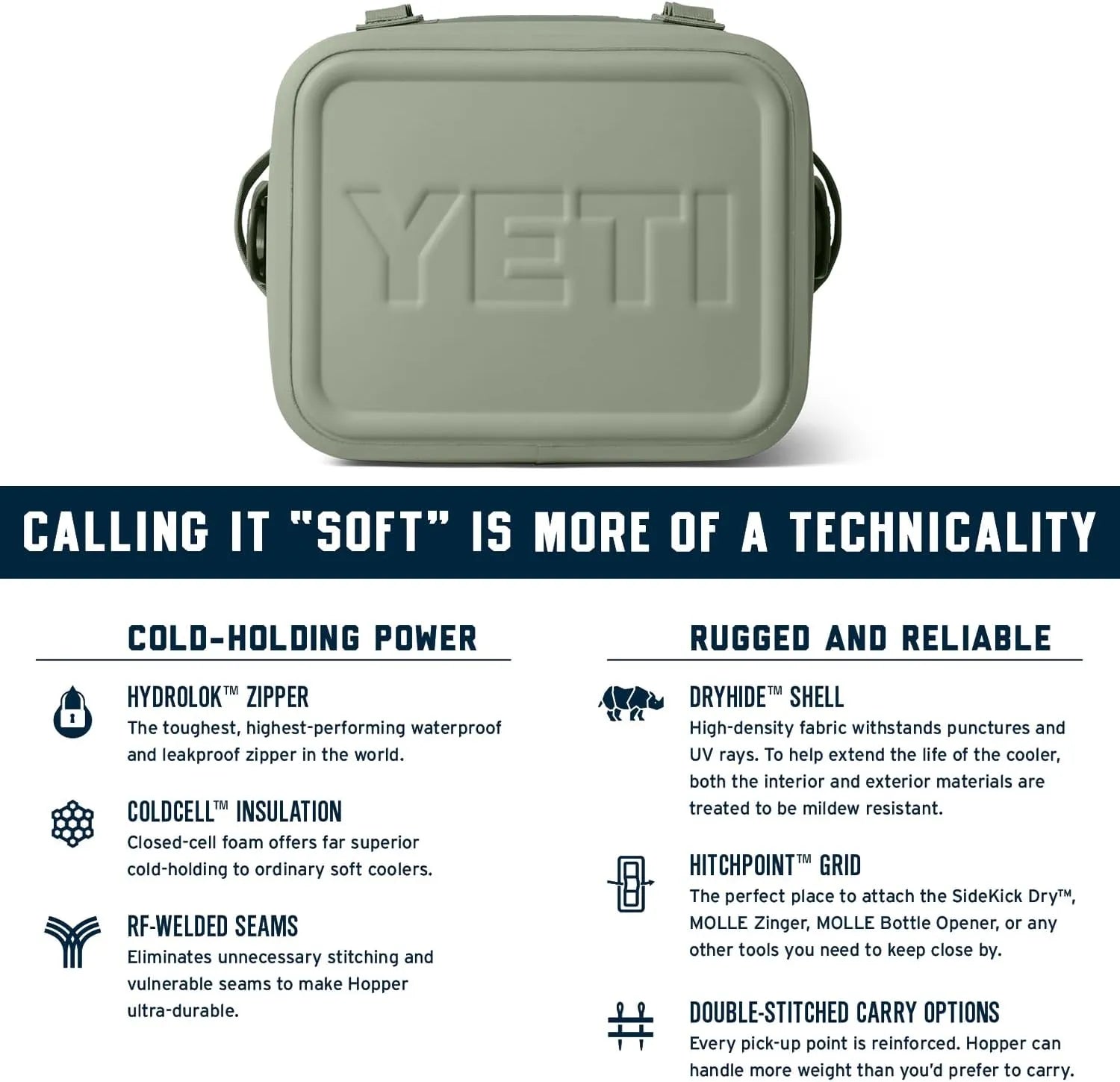 12-Can Portable Soft Cooler, Insulated Waterproof Cooler Bag with Adjustable Shoulder Strap, Compact Leak-Resistant Design for Camping, Hiking, Travel and Outdoor Activities