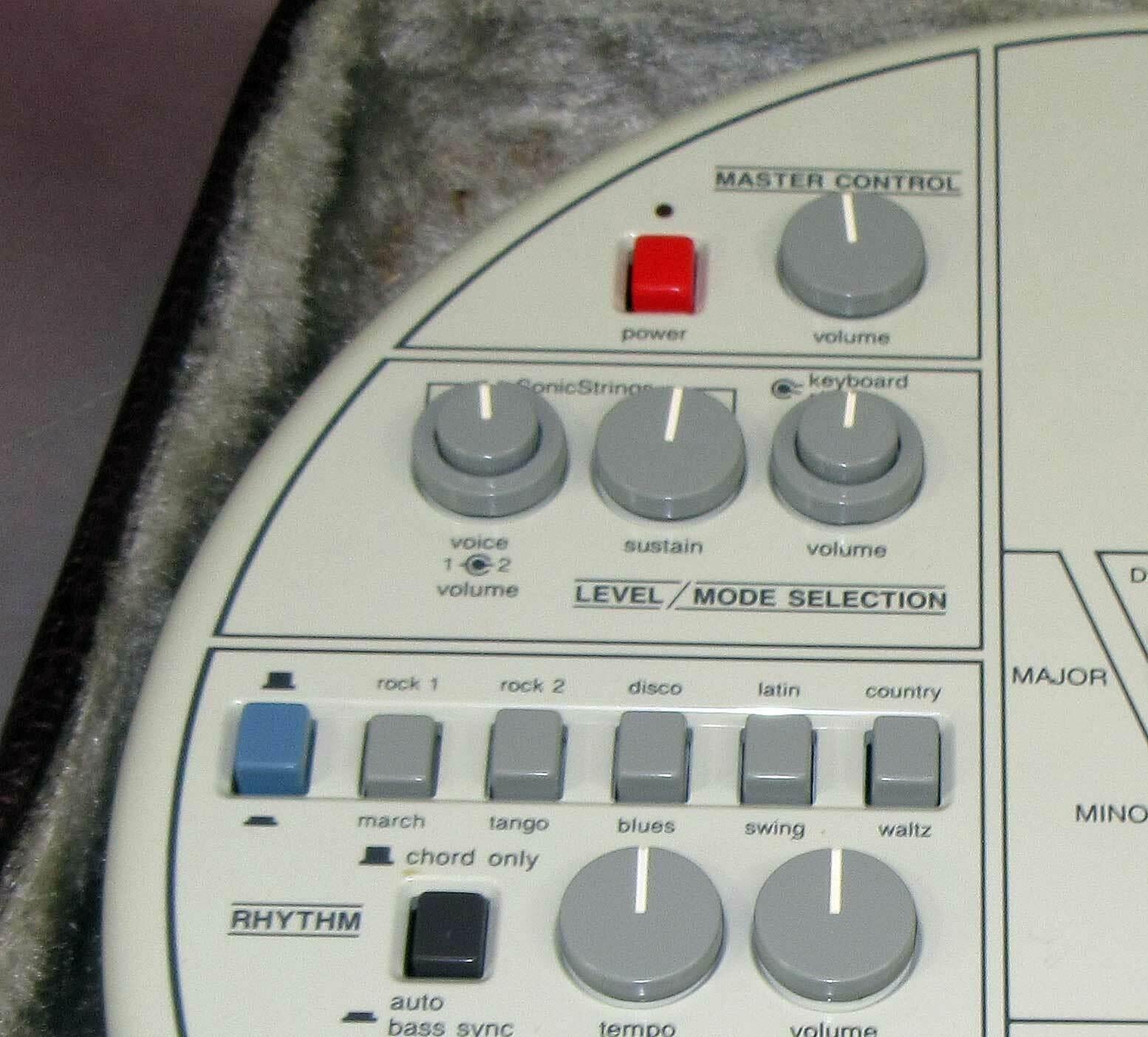 Electronic Musical Instrument System with Hard Case, Power Supply and Manual, Tested and Working