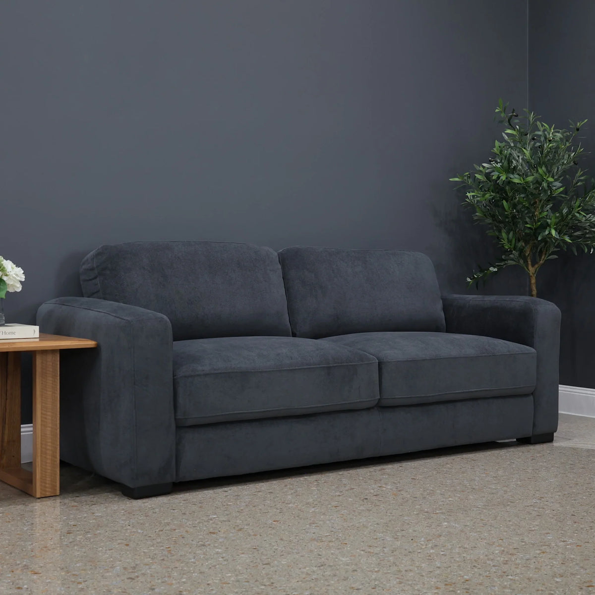 Southport 3 Seater Sofa Dark Grey