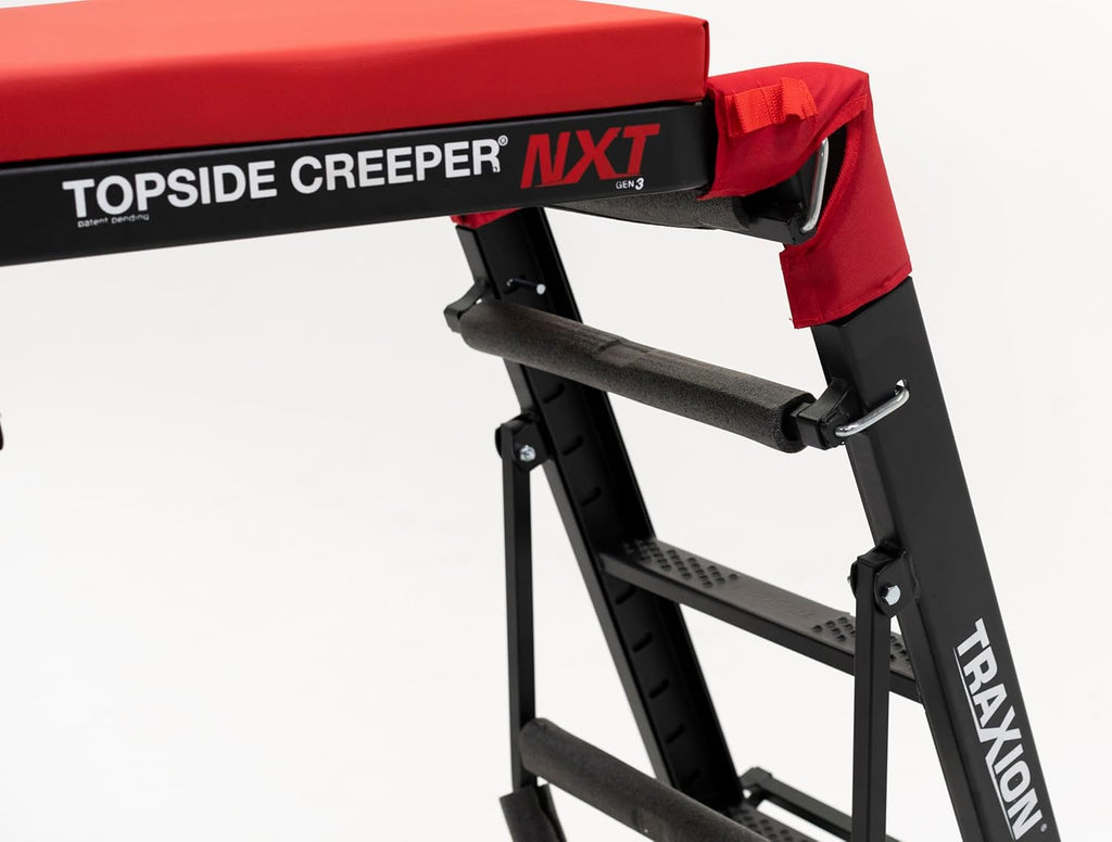 Foldable Topside Engine Creeper, Black