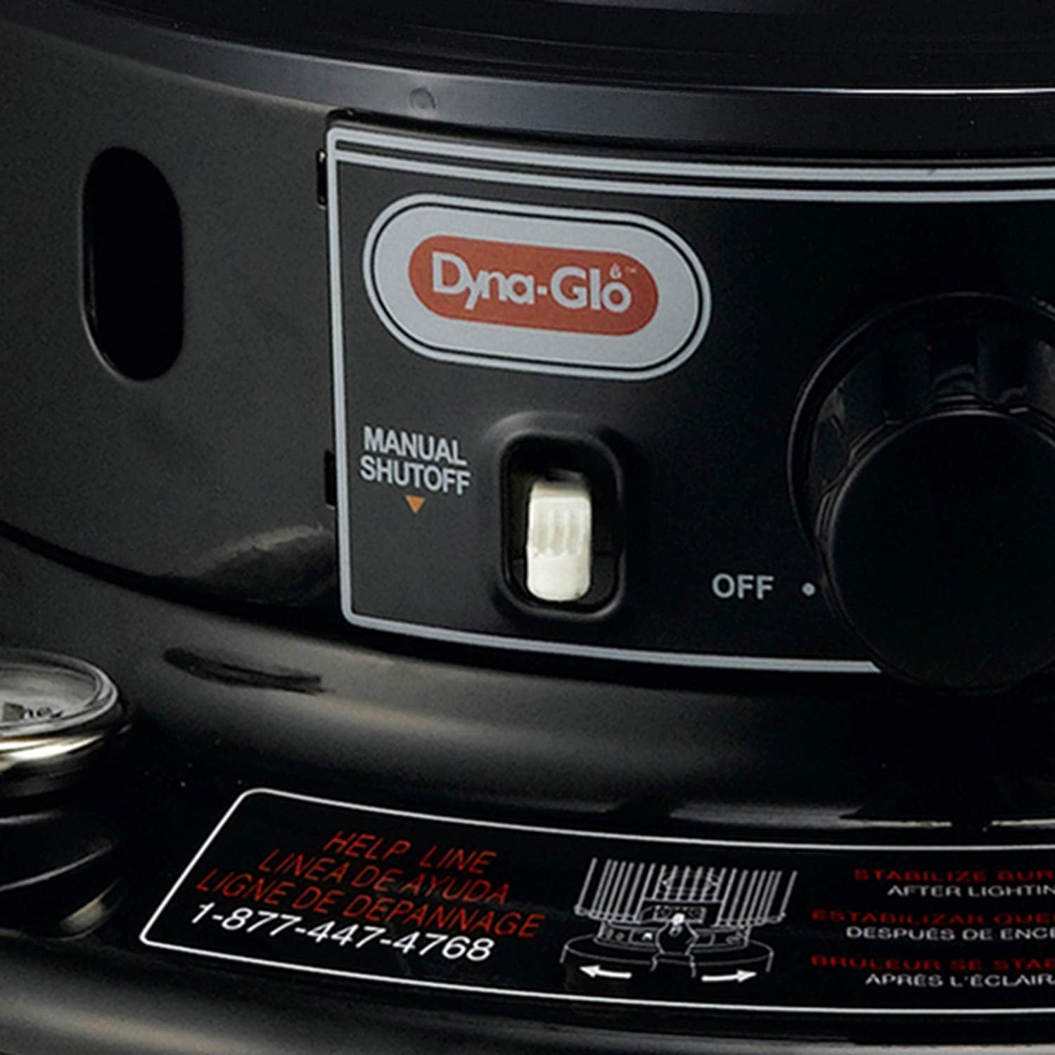 23,000 BTU Indoor Kerosene Heater, No Electricity Required, Black