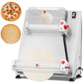 Commercial Pizza Dough Roller Sheeter, 16-Inch Automatic Electric Dough Sheeter with 370W Motor, Stainless Steel Dough Roller for Pizza, Noodles, Bread and Pasta
