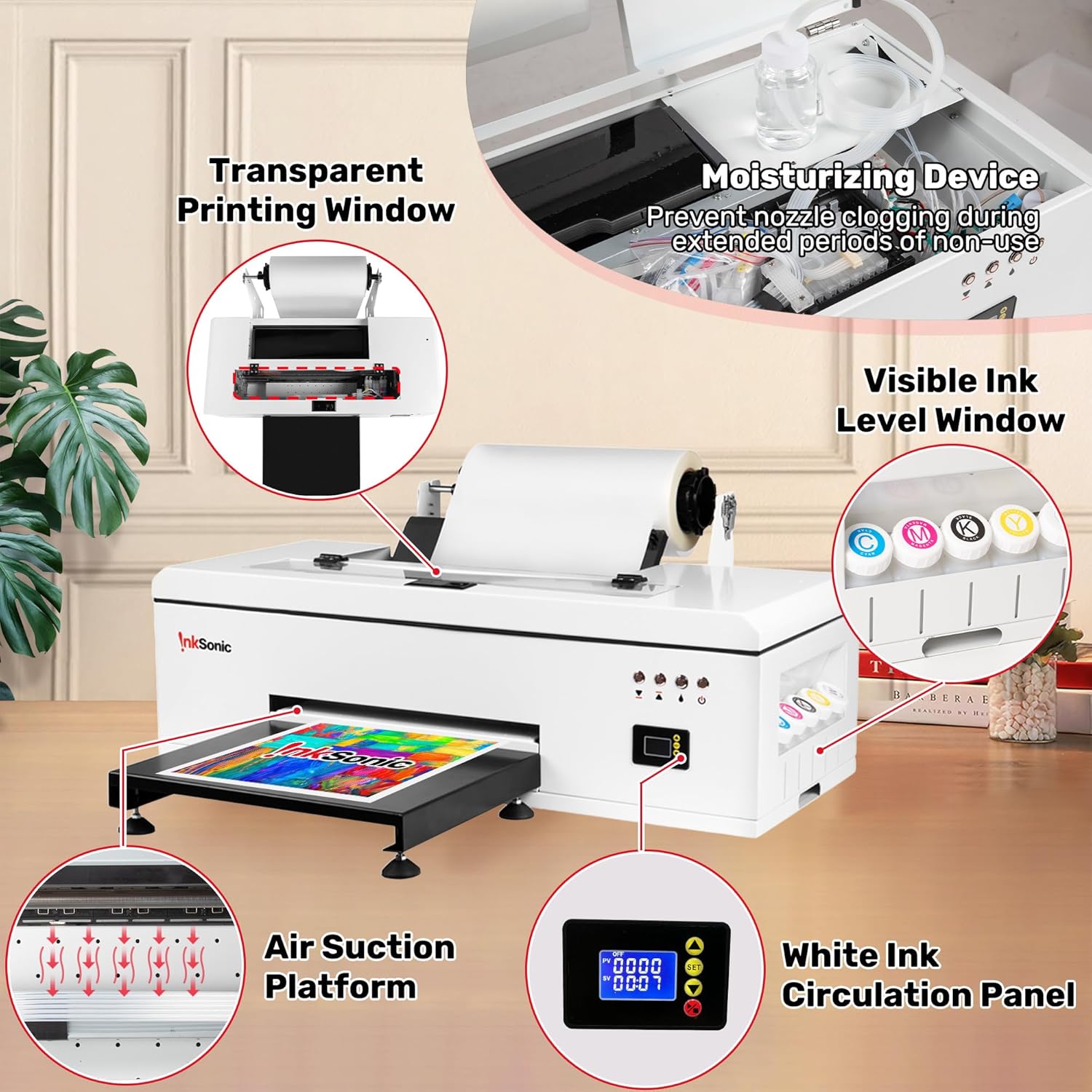 A3 DTF Printer with Curing Oven, T-Shirt Printing Bundle