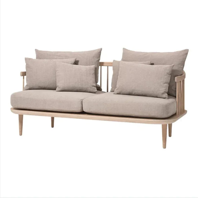 Fly Sofa Fabric Solid Wood