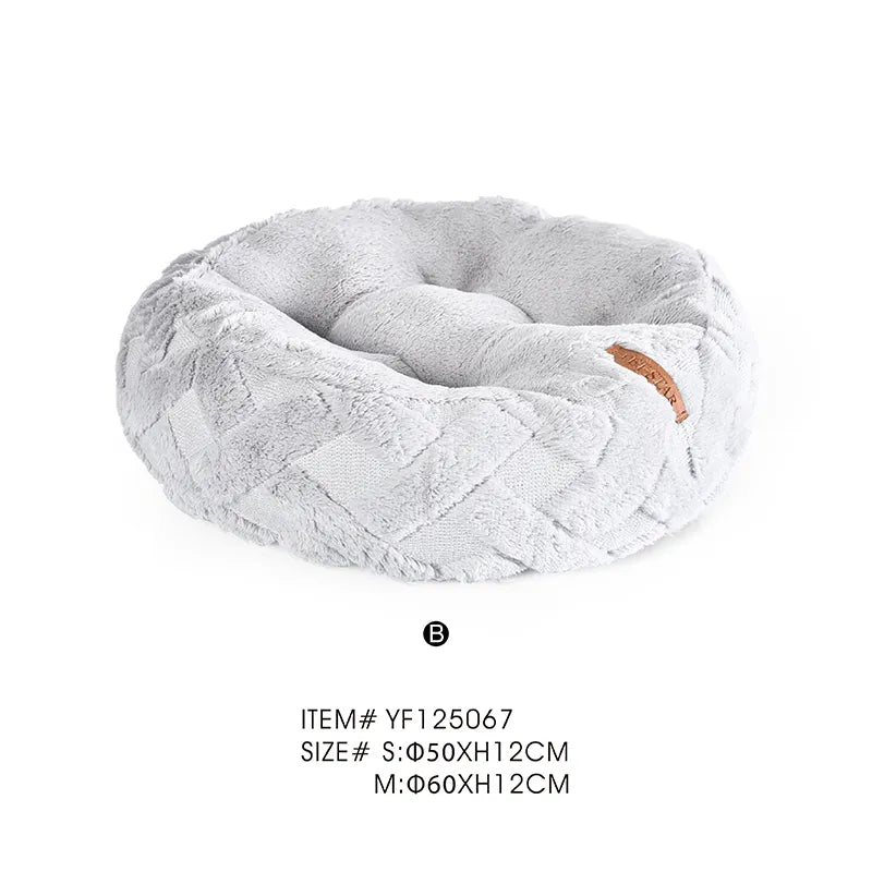 Donut Plush Dog Bed Cat And Dog Bed