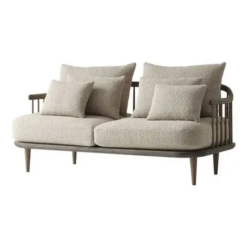 Fly Sofa Fabric Solid Wood