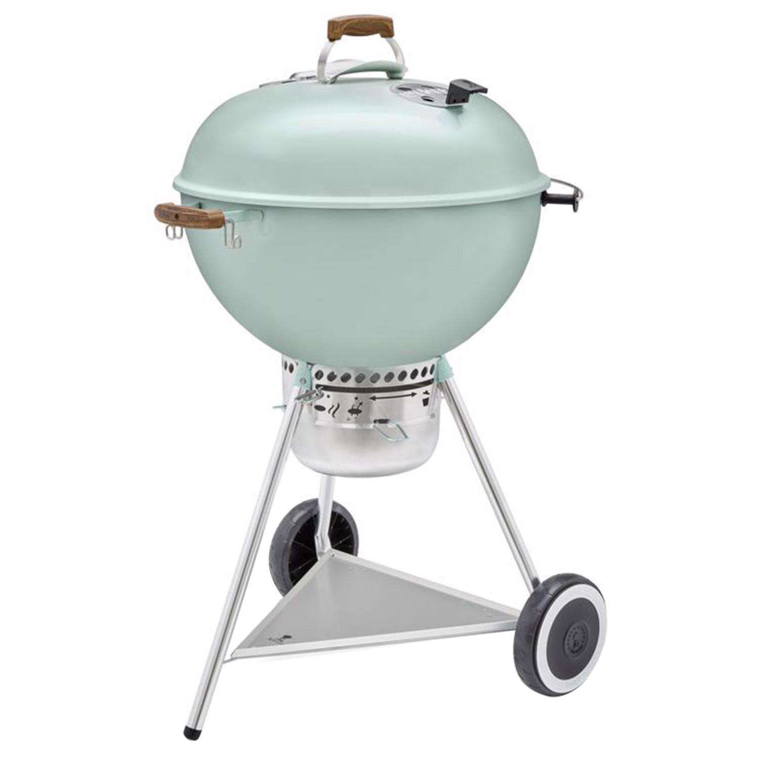 22-Inch Charcoal Grill, Blue