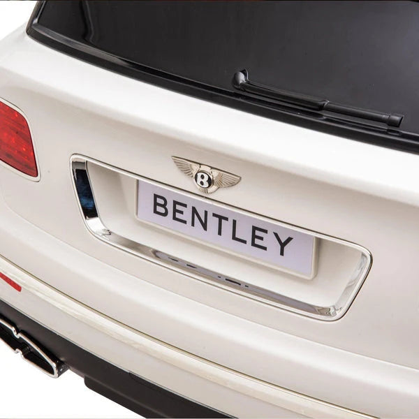 12V Licensed Bentley Bentayga Kids Ride On 1 Seater Car Rubber Tires Leather Seat With RC