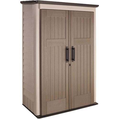 52-Cu.-Ft. Weather-Resistant Outdoor Storage Shed with Lockable Doors