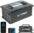 48V 105Ah Lithium Battery with Smart BMS, Touchscreen Monitor and Mobile APP