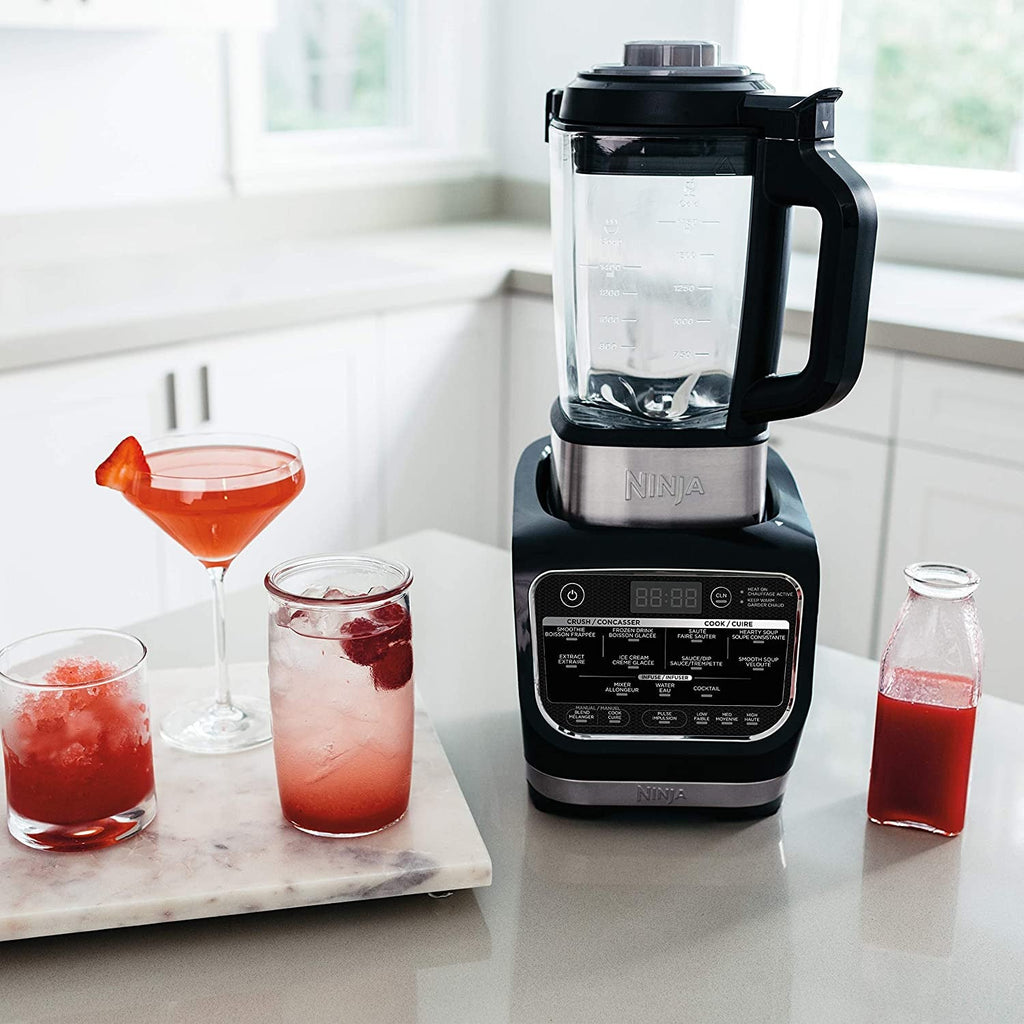 1400W Cold and Hot Blender with 64-Oz. Nonstick Glass Pitcher, Black