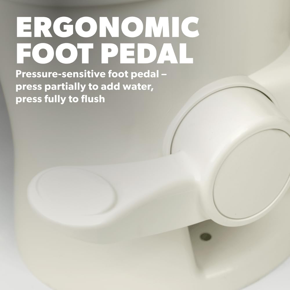 Standard-Height RV Toilet, White
