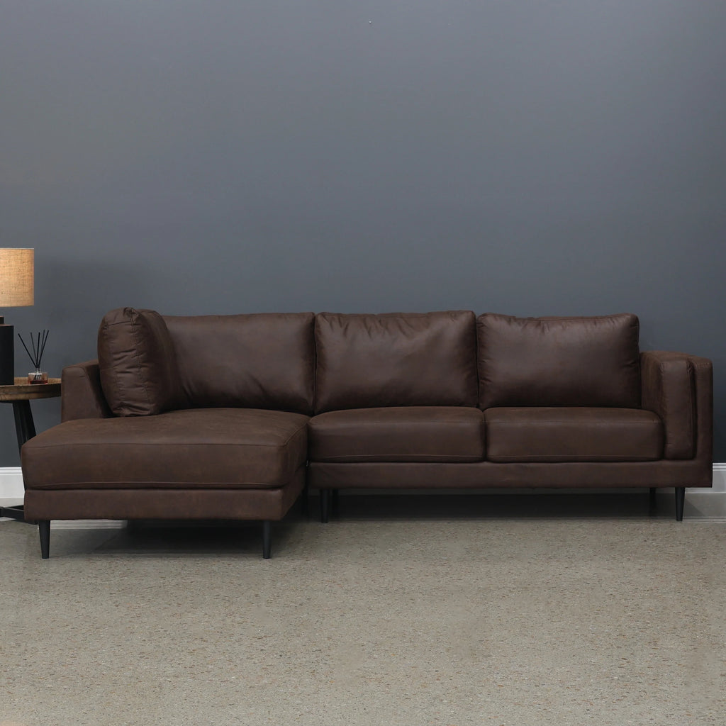 Canberra Sofa Chaise Highland Chestnut