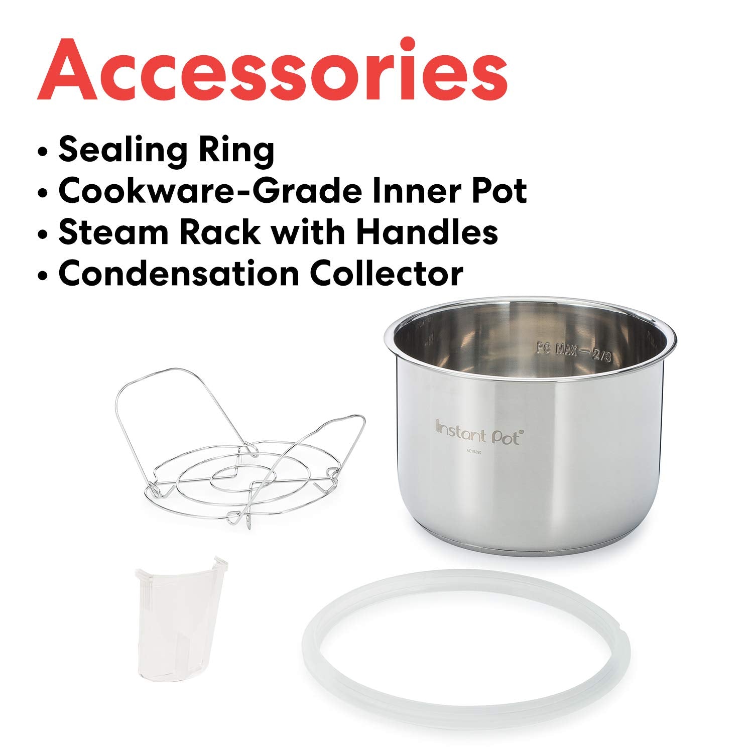 3-Quart 16-in-1 Programmable Electric Pressure Cooker with Touch Control, Stainless Steel, UL Certified