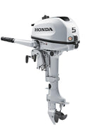 5 HP Outboard Motor with Tiller Handle and 20-Inch Shaft