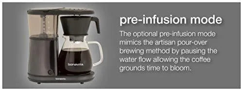 8-Cup One-Touch Coffee Maker with Thermal Carafe, Stainless Steel