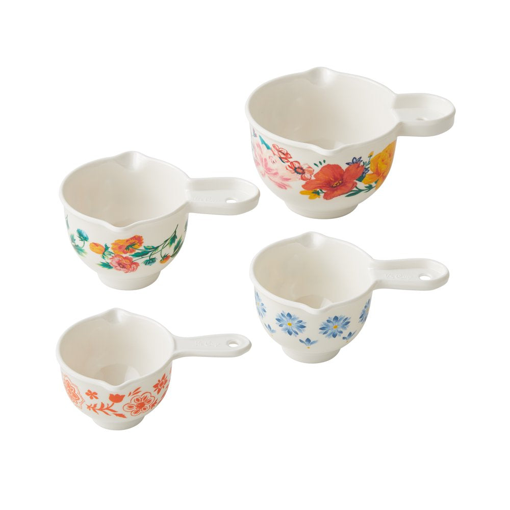 38-Piece Cookware Set with Floral Design, Teal