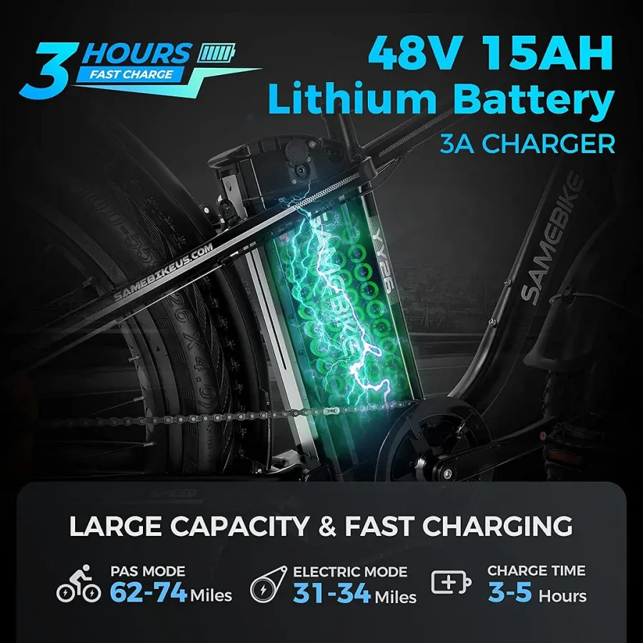 48V 15Ah Lithium Battery Outdoor Electric Bike