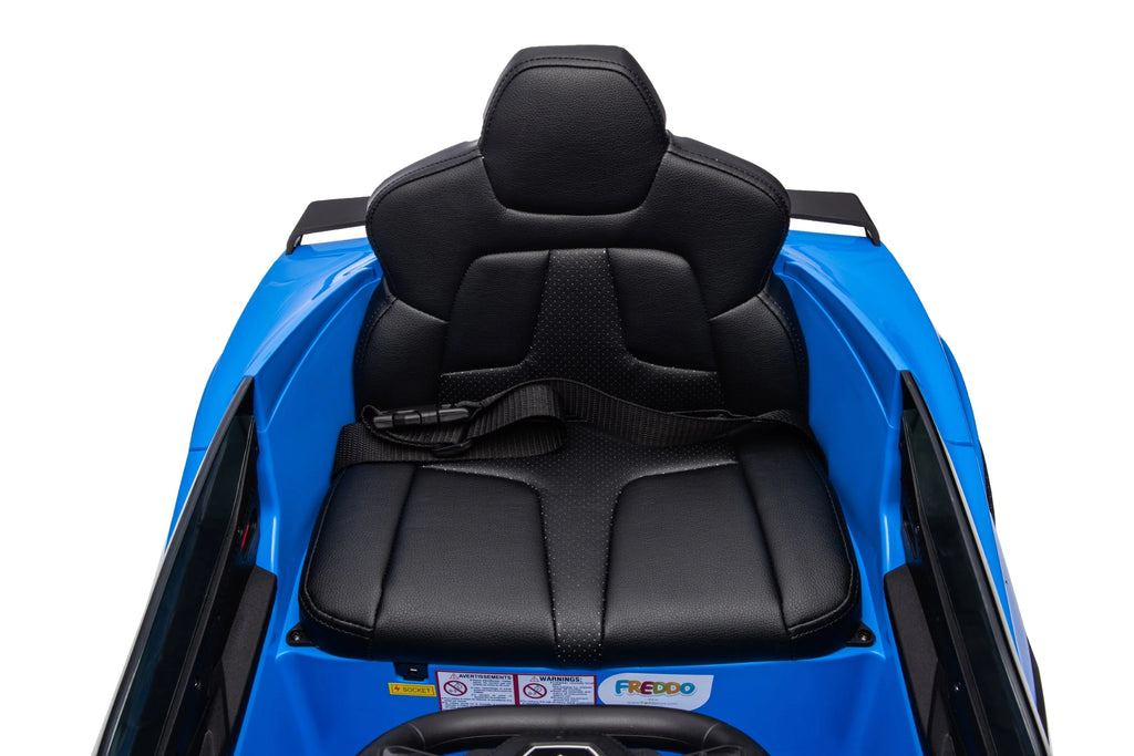 12V Chevrolet Corvette C8 Kids Ride On One Seater Electric Car with RC