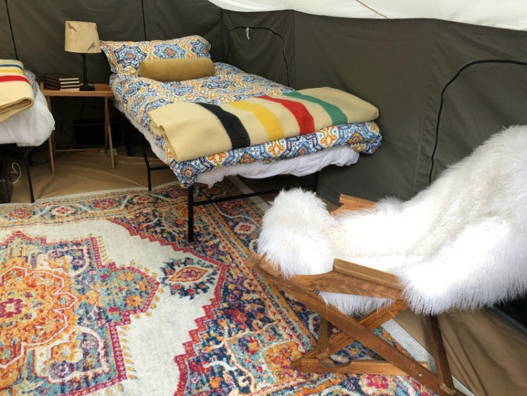 Cabin Lodge Tent with Stove Jack