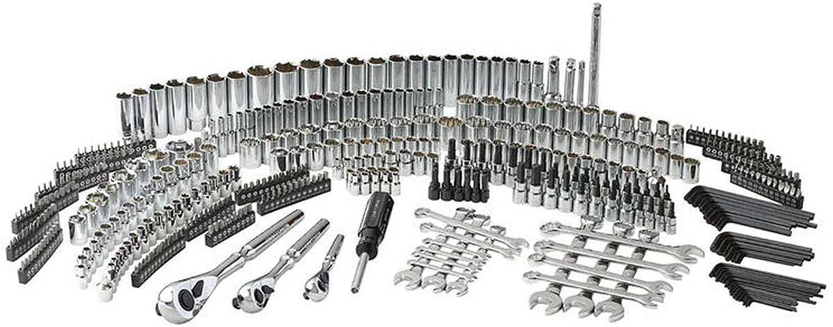 450-Piece Mechanics Tool Set with Ratchets, Sockets and Hand Wrenches