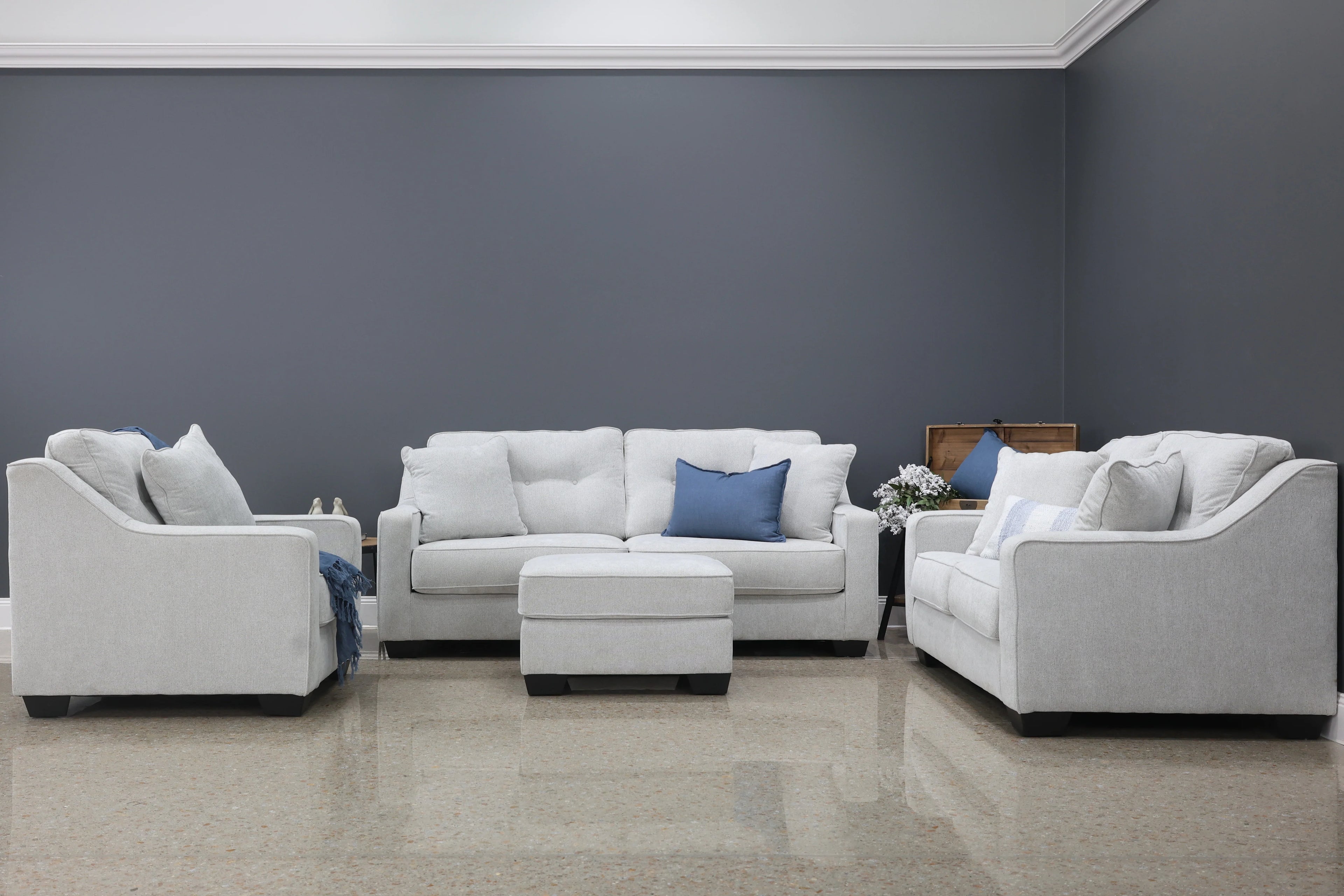 Victoria Sofa Light Grey