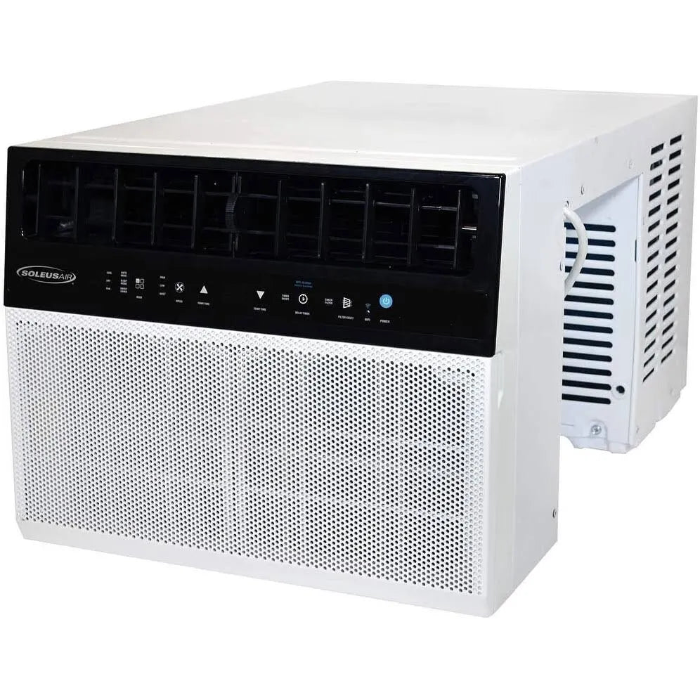 8,000 BTU Hybrid Saddle Window Air Conditioner with WiFi, White
